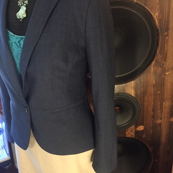 đš Banana Republic Slate Blue Blazer 4P Like New - Picture 3 of 8